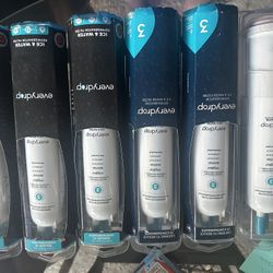 6 EveryDrop Refrigerator Water/Ice Filters