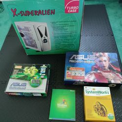 PC Parts and software from 2004. Lot 