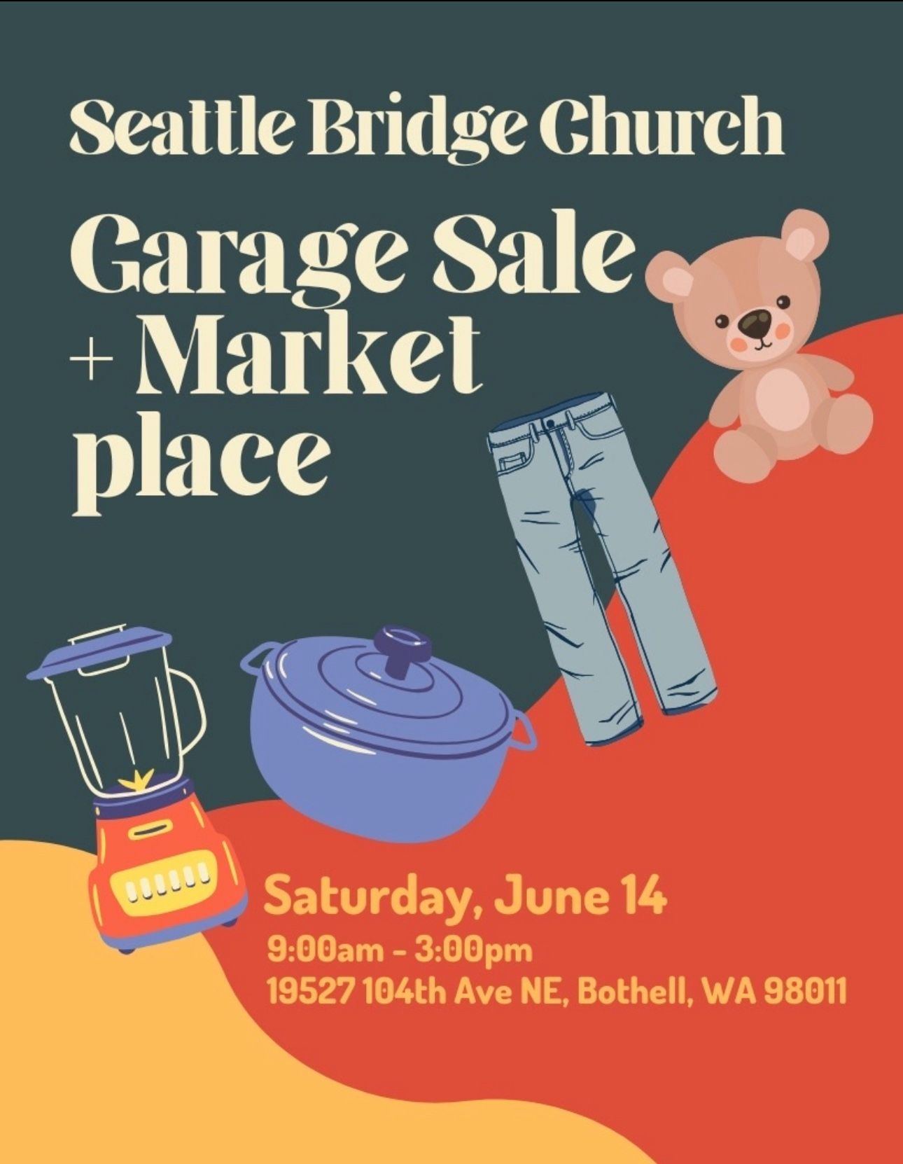 Garage Sale + Food Sales