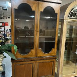Beautiful Wood China Cabinet 