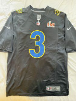 Authentic Beckham Jr. #3 LA Rams Black Fashion Super Bowl Jersey