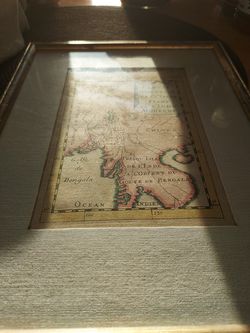 17th century miniature map