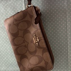 Coach wristlet 