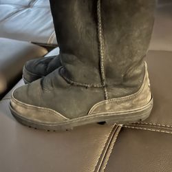 Women Size 8 Ugg Boots Uggs Black 