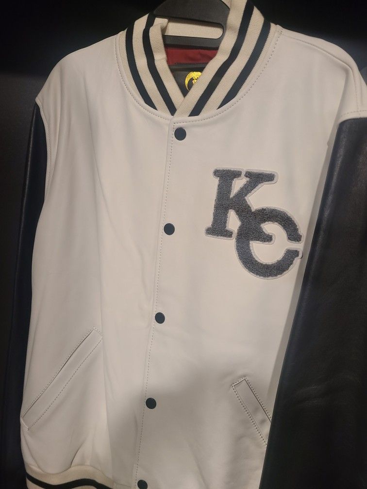 Manamoon BEWD Leather Letterman Jacket