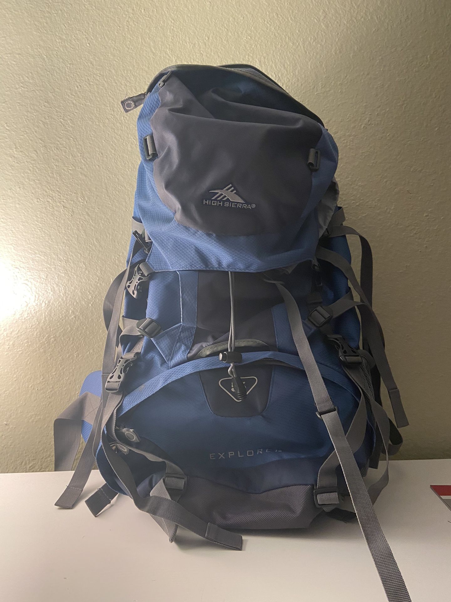 High Sierra Hiking Backpack used once!