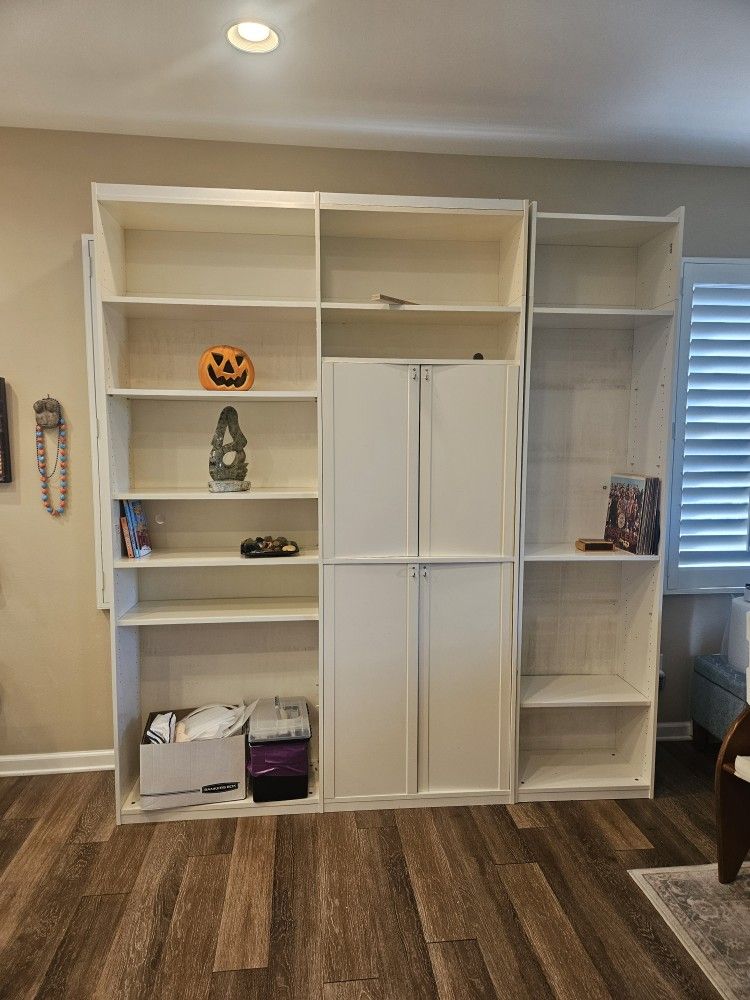 Ikea Billy Wall Shelve with Doors