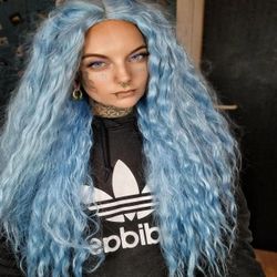 Light Blue Lace Front Wig