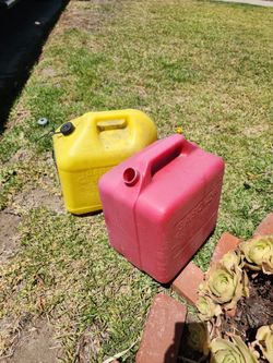 2 five gallon cans
