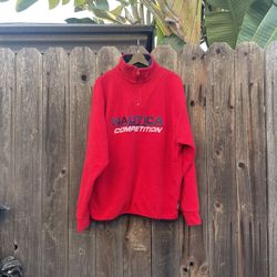 Nautica Competition Fleece Red XL