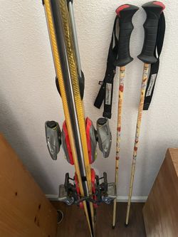 Xscream Skis + Poles