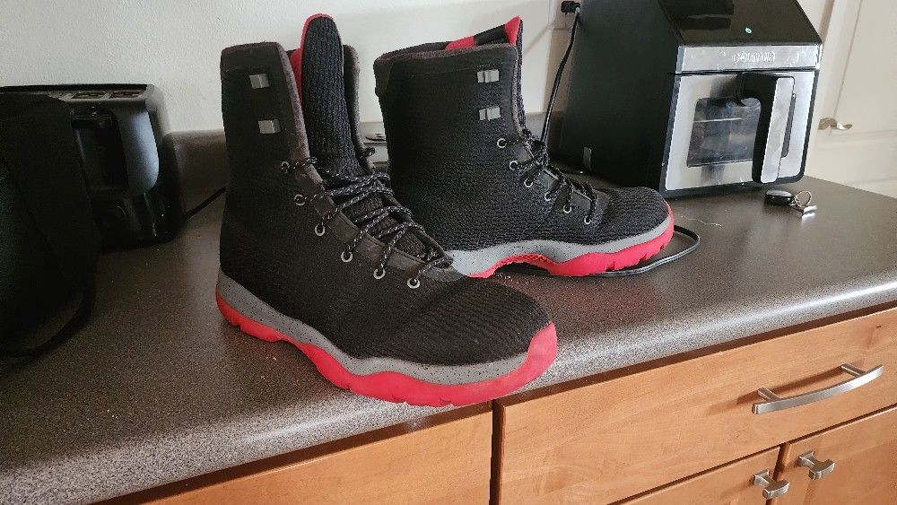 3 Pairs JORDAN FUTURE BOOTS. ALL IN EXCELLENT CONDITION.