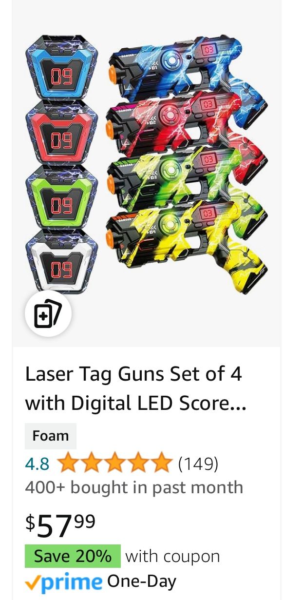 Laser Tag Guns For Kids 