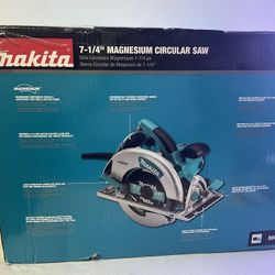 Makita 7‑1/4" Magnesium Circular Saw 110v 5007mg  110V  Includes Carrying Case Brand new in sealed 