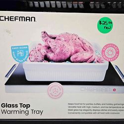 Glass Top Warming Tray