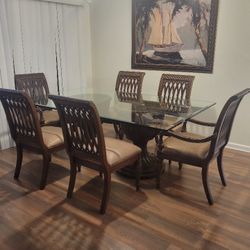 Bernhardt Furniture Solid Wood Dining Room Set- 7 Piece 