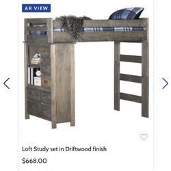American furniture Warehouse Cheyenne Driftwood Bunk Bed