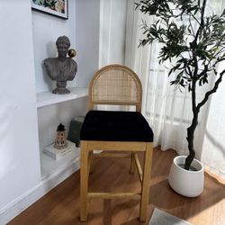 Set Of 4 Cane Back Bar Stools Brand New 