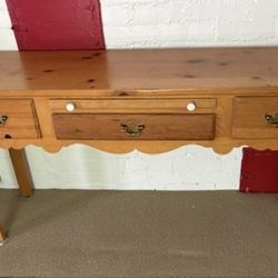 💫 Charming Vintage Pine Console Table by Thomasville! 💫