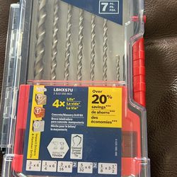 Bosch Drill Bit Set 7pc New