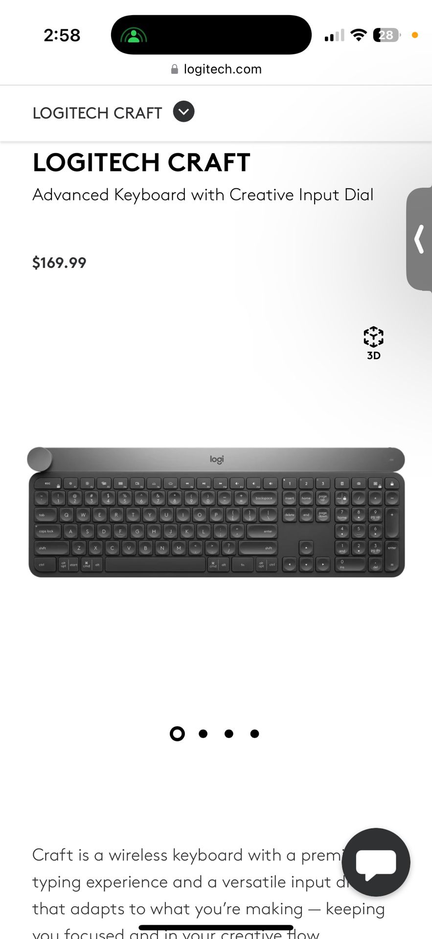 Logitech Craft Keyboard