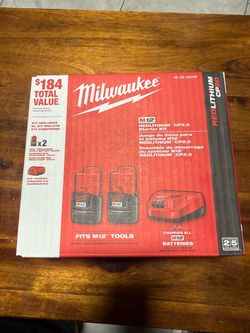 Milwaukee M12 REDLITHIUM CP2.0 Starter Kit