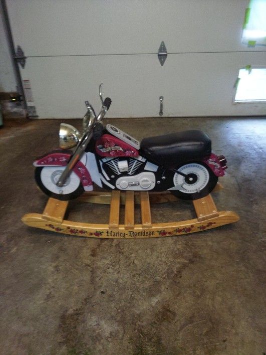 Girls Harley Davidson Motorcycle Rocker
