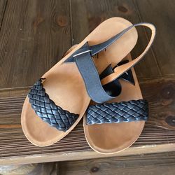 Black Sandals Size 3 Girls
