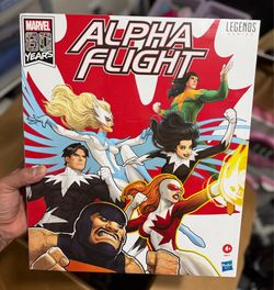 Marvel Legends 6" Alpha Flight Box Set New Sealed Puck Northstar Snowbird Aurora
