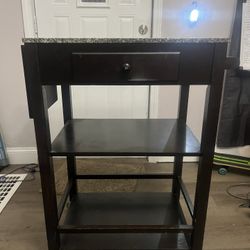 Wine Rack Table w/ Drawer – Compact Storage – Must Go