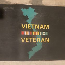 Reduced. Vietnam  Vet Super Heavy Duty Door Mat. 