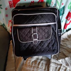 Black Luxury Roller Bag/Carry On