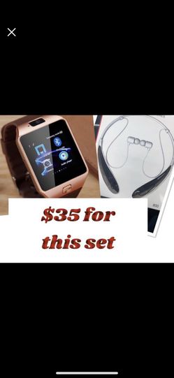 Smart watch & Bluetooth headset