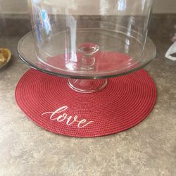 Glass Cake Dome 