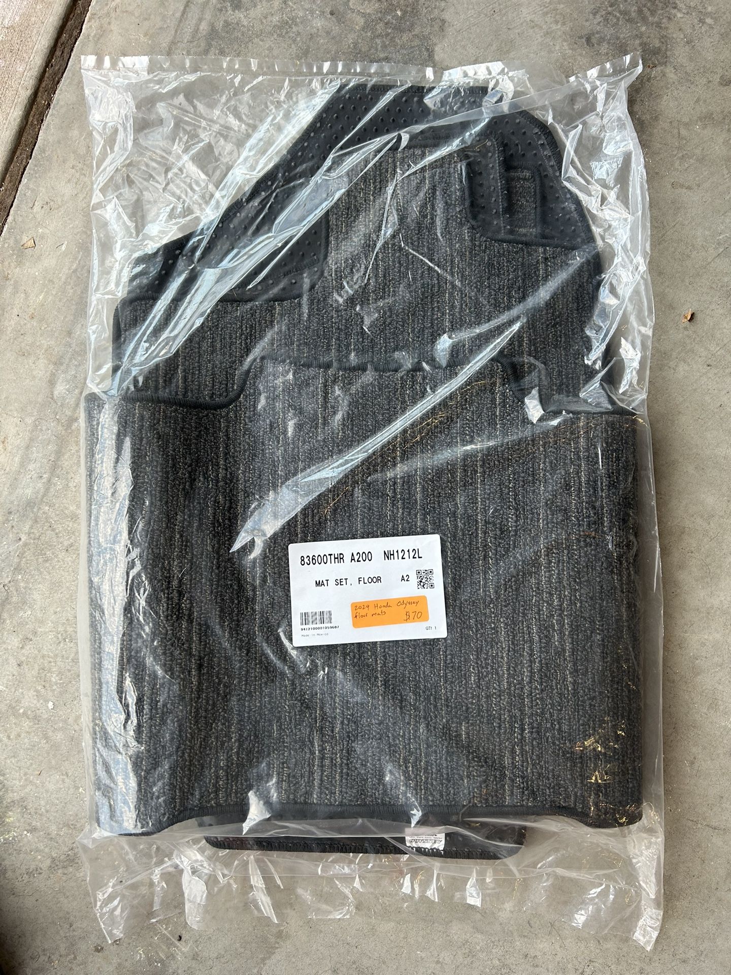 2024 Honda Odyssey OEM floor mats