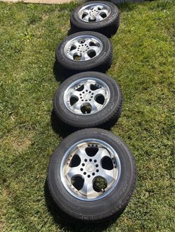 Primax 15” 5 lug universal wheels + tires