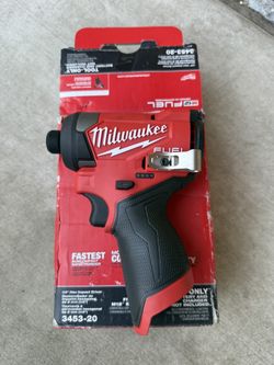 Milwaukee M12 FUEL 12V Lithium-lon Brushless Cordless 1/4 in. Hex Impact Driver (Tool-Only)