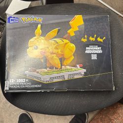 ⚡ Mega Construx Motion Pikachu – 1092 PCS – Electric Fun in Motion! ⚡