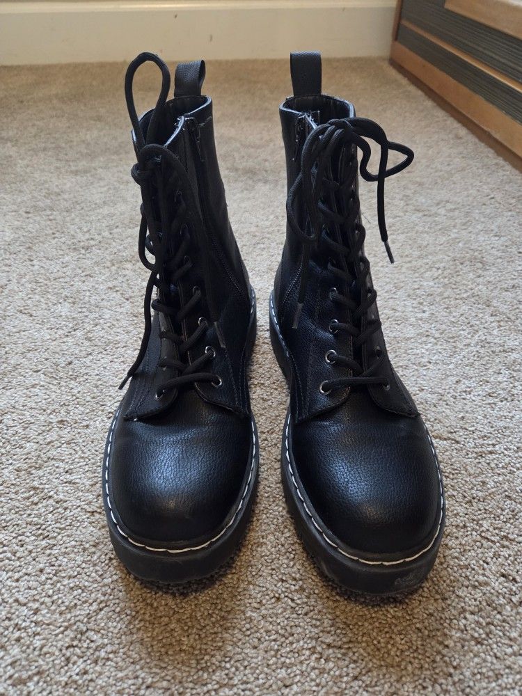 Black Combat Boots