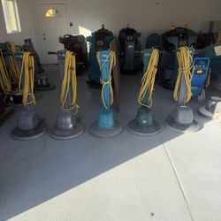 Floor Sanders, Buffers And Scrubber Machines 