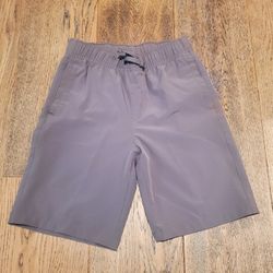 Cat & Jack - Boys - Medium (8/10) - Casual Drawstring Shorts - Stretch - 3 Pockets - Grey