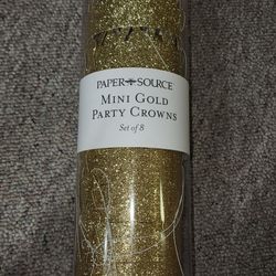 Mini Gold Party Crowns