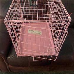 Small Medium Size Pink Crate 