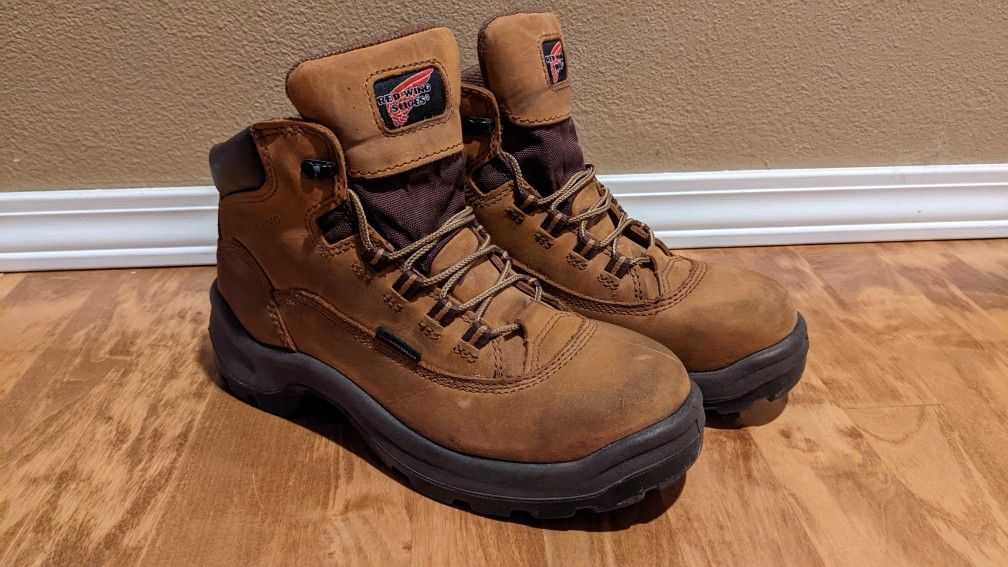 Red Wing Steel Toe Work Boots 