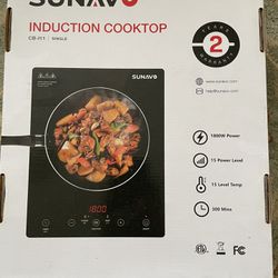 Sunavo Portable Induction Cooktop - New! Perfect For Camper Van