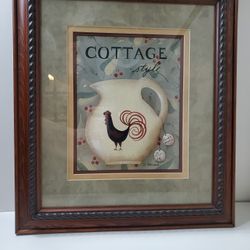 Nicely Framed Wall Picture