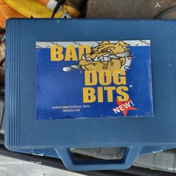 NEW BAD DOG ROVER BITS SET OF 8 WITH CASE