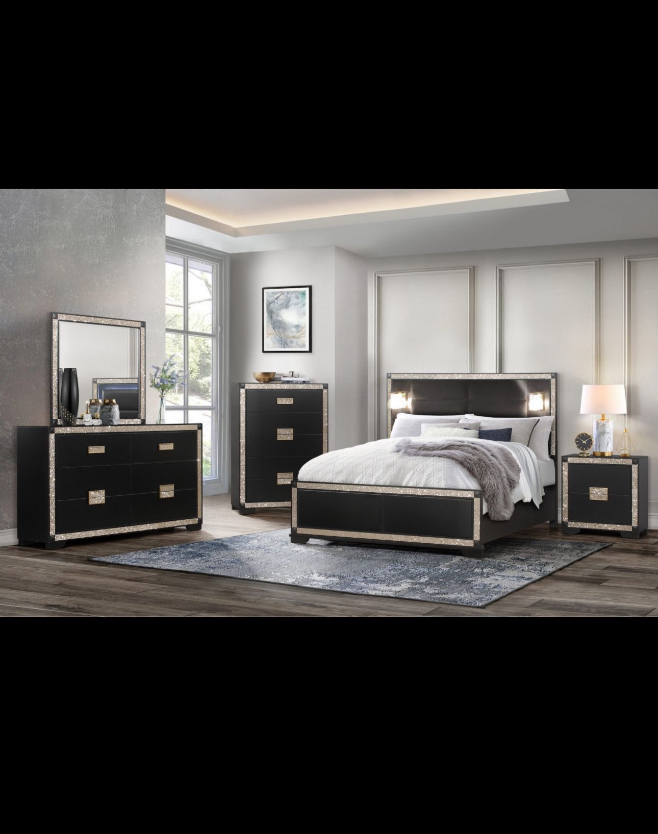Brand New Modern Bedroom Set For $1399
