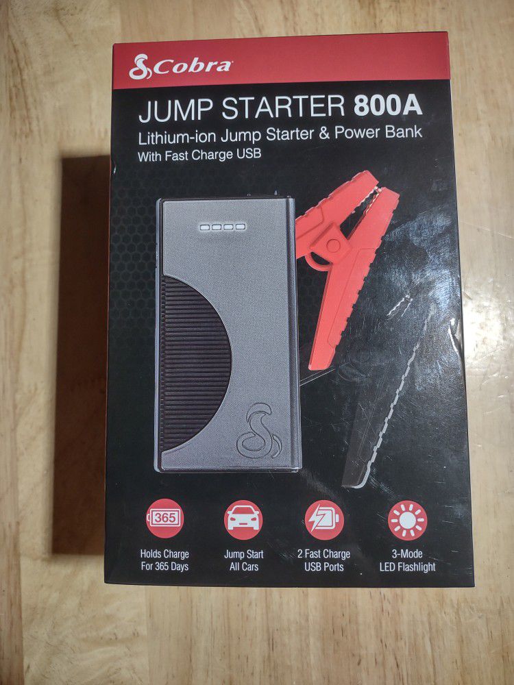 New Cobra Jump Starter 800A