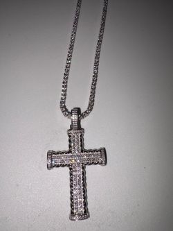 Moissanite tennis chain